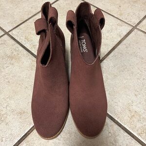TOMS Women's Brown Ankle Boots